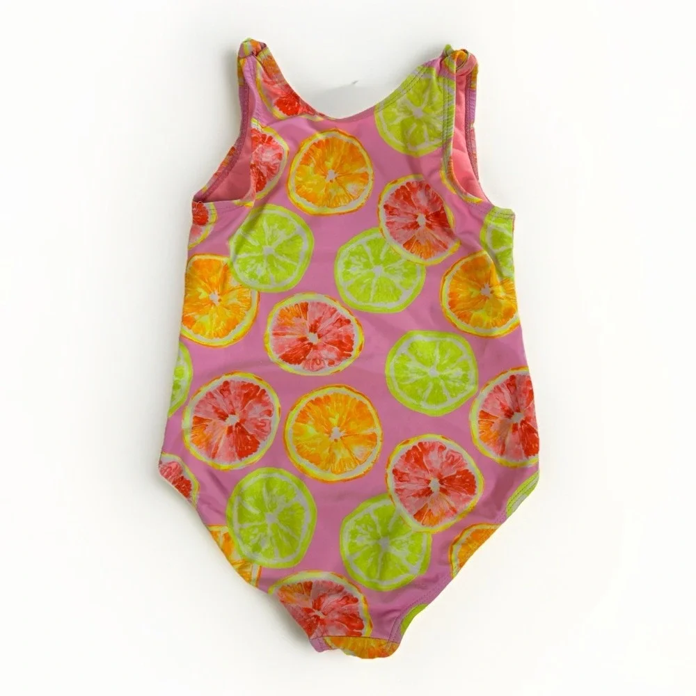 Bmagical One Piece Swimsuit Girls 6 Pink Citrus Fruit Summer Beach Vacation Cute